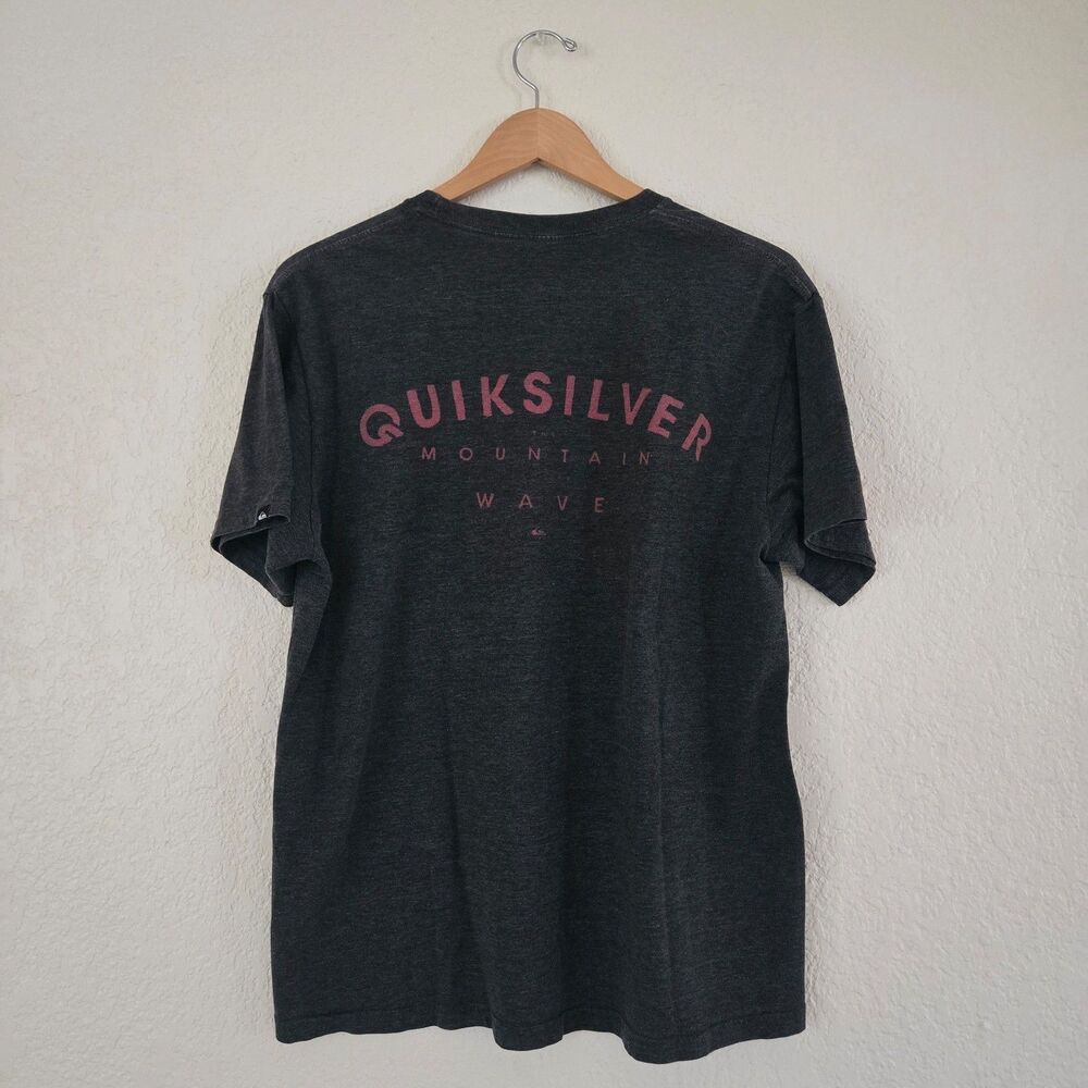 Quiksilver Men's Modern Fit Mountain & Wave Short Sleeve T-Shirt Size Large
